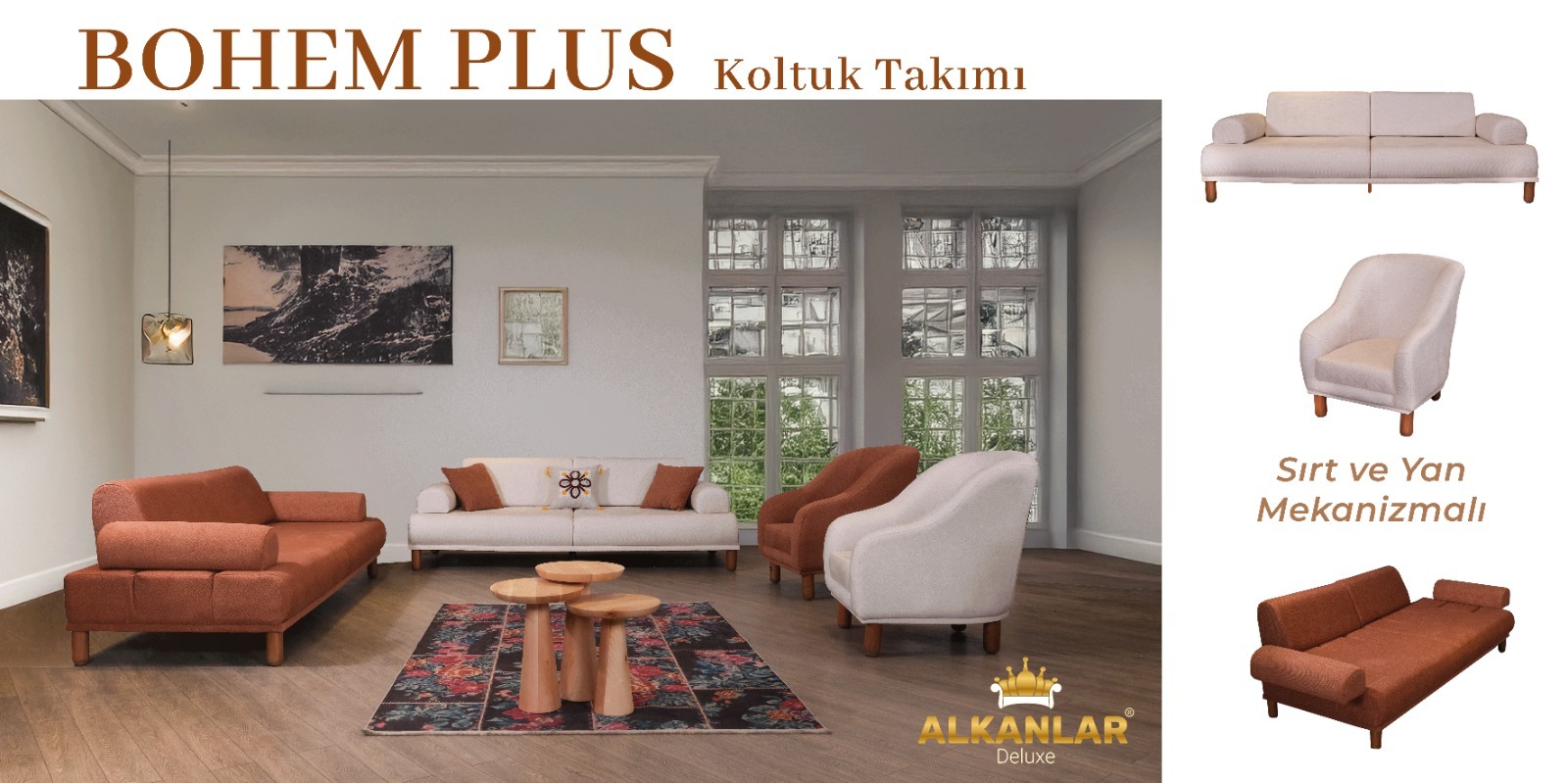 Bohem Plus Koltuk Takımı